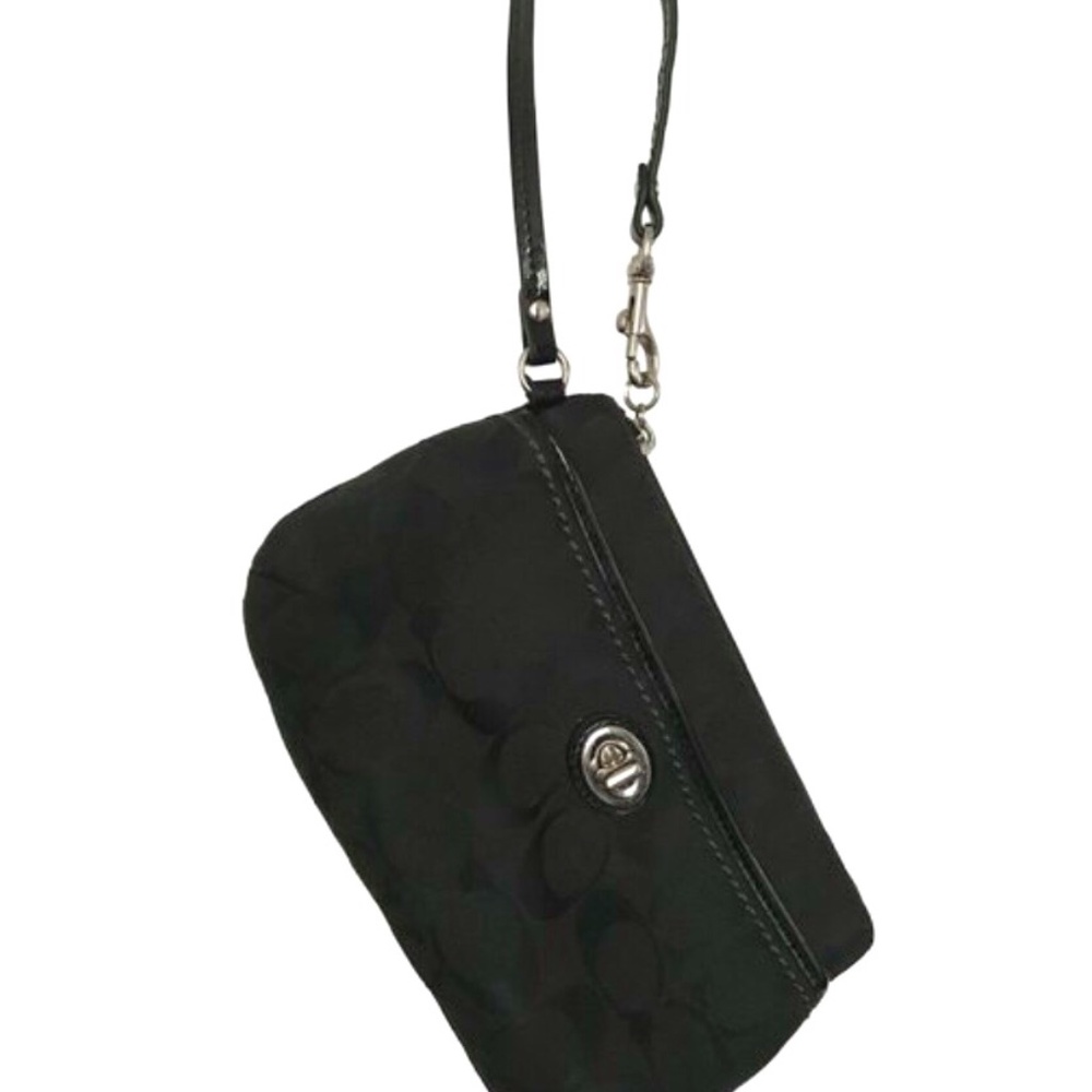 Coach Canvas Wristlet